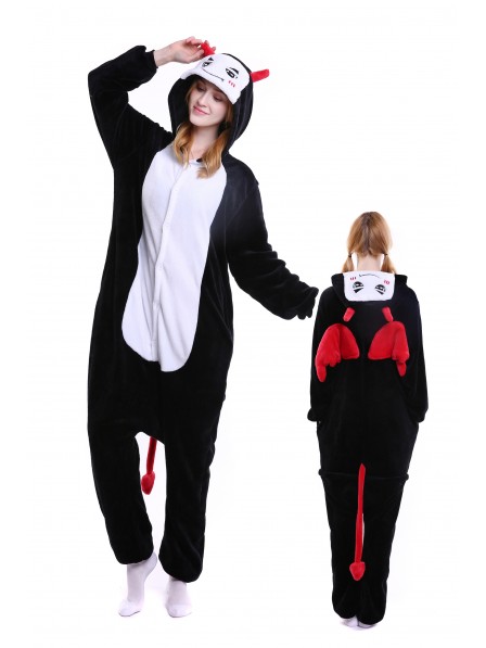 Demon Kigurumi Onesie Pajamas Soft Flannel Unisex Animal Costumes