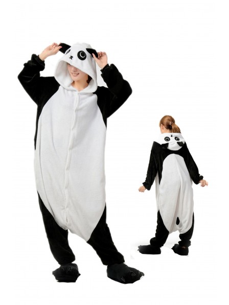 Panda Kigurumi Onesie Pajamas Soft Flannel Unisex Animal Costumes