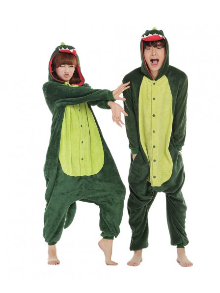 Dinosaur Kigurumi Onesie Pajamas Soft Flannel Unisex Animal Costumes