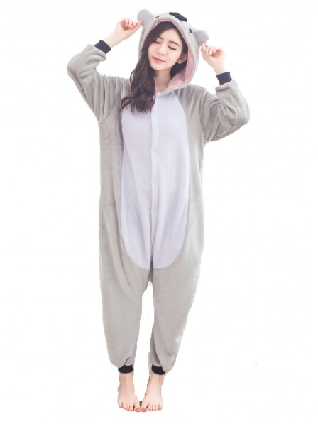 Koala Kigurumi Onesie Pajamas Soft Flannel Unisex Animal Costumes