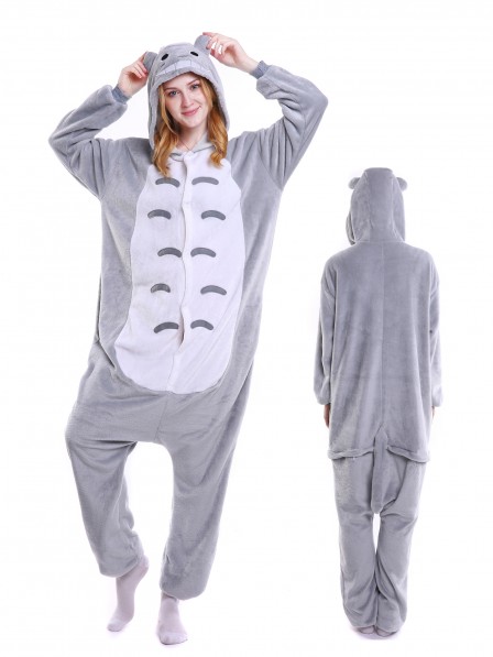 Totoro Kigurumi Onesie Pajamas Soft Flannel Unisex Animal Costumes