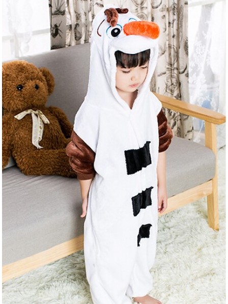 Olaf Onesie Kigurumi Pajamas Kids Animal Costumes For Teens