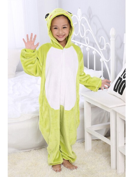 Frog Onesie Kigurumi Pajamas Kids Animal Costumes For Teens