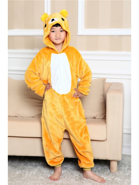 Rilakkuma Onesie Kigurumi Pajamas Kids Animal Costumes For Teens