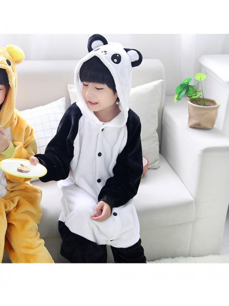 Panda Onesie Kigurumi Pajamas Kids Animal Costumes For Teens