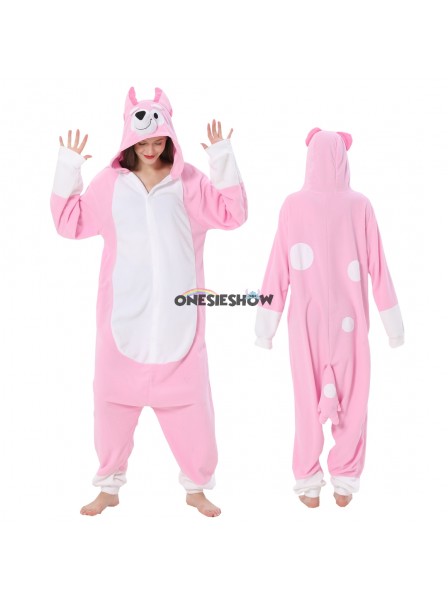 Pink Bluey Costume Onesie Halloween Outfit Party Wear Pajamas
