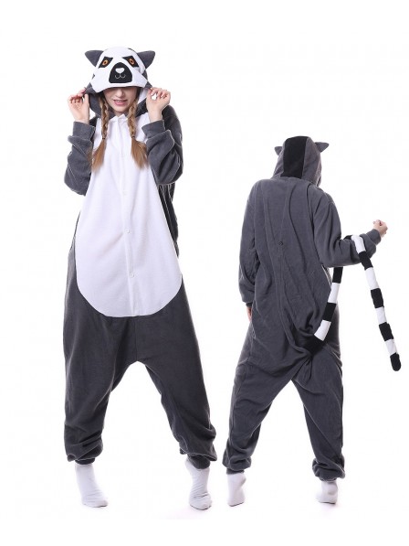 Lemur Kigurumi Onesie Pajamas Animal Unisex Costumes