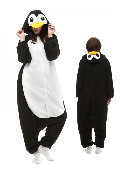 Penguin Kigurumi Onesie Pajamas Polar Fleece Animal Unisex Costumes